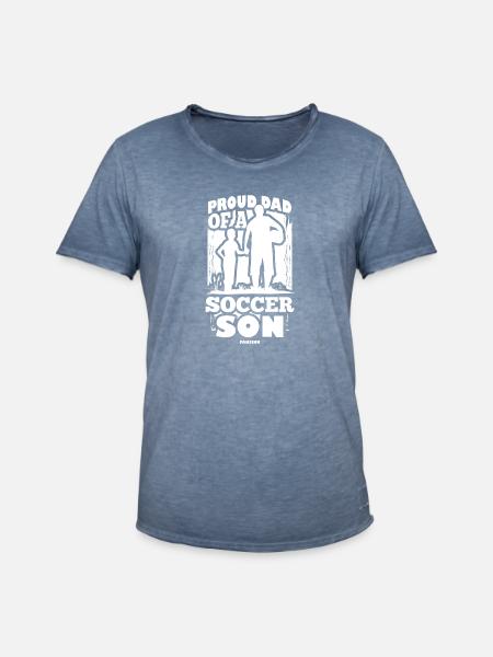 Vater - Männer Vintage T-Shirt - Vintage Denim