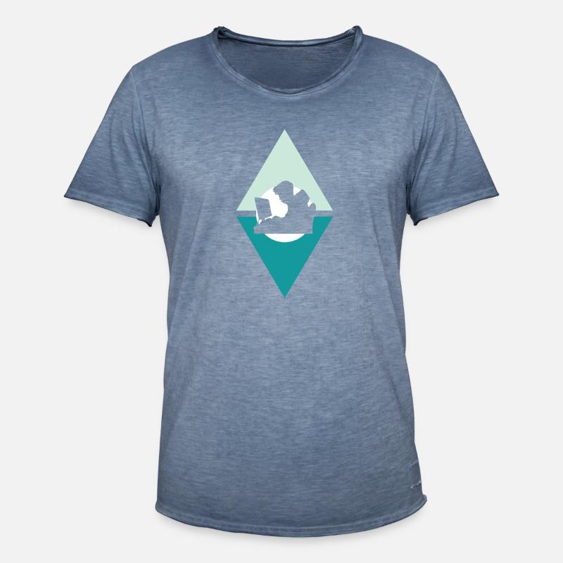 Informatik Hacker - Männer Vintage T-Shirt - Vintage Denim