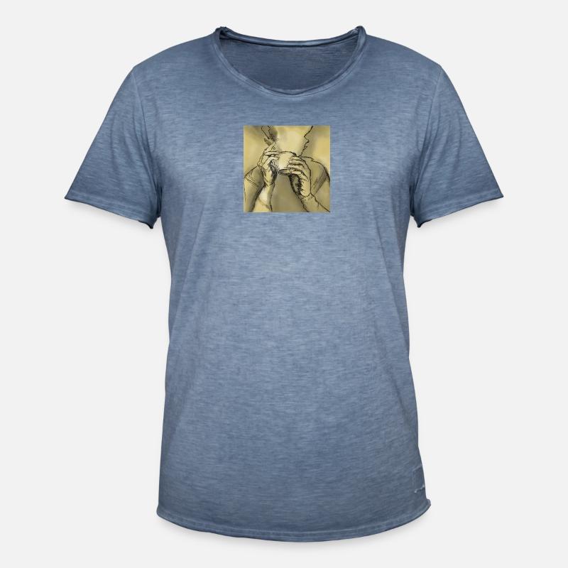 100e6d2e-bf9a-46fb-bc7b-516ae2e0bc30 - Männer Vintage T-Shirt - Vintage Denim
