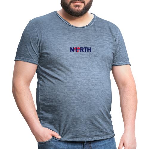 Nord-Norge på engelsk - plagget.no - Vintage-T-skjorte for menn