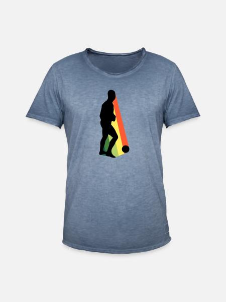 Futsalspieler Futsalmannschaft Futsalteam - Männer Vintage T-Shirt - Vintage Denim