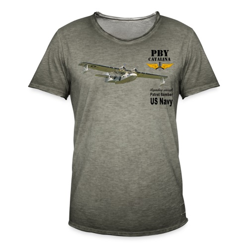 PBY Catalina - Männer Vintage T-Shirt