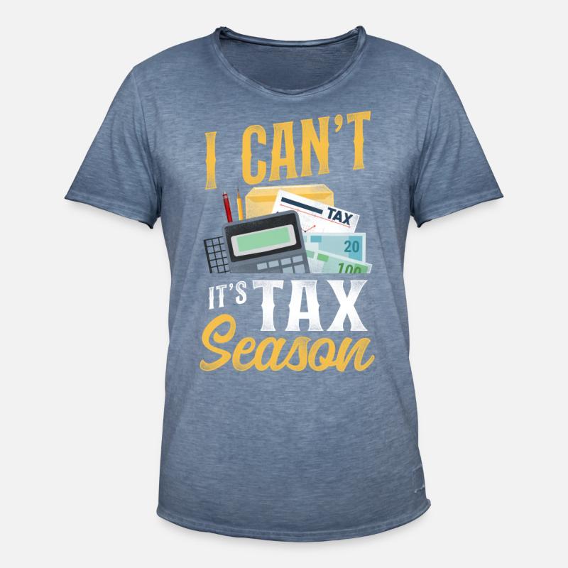 Comptable Comptable Comptable Comptabilité - T-shirt vintage Homme - vintage bleu jeans