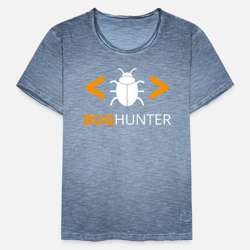 Bug Hunter programmer debugger Men's Vintage T-Shirt