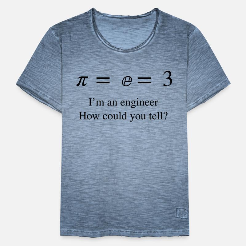 pi equals e #engineering Men's Vintage T-Shirt