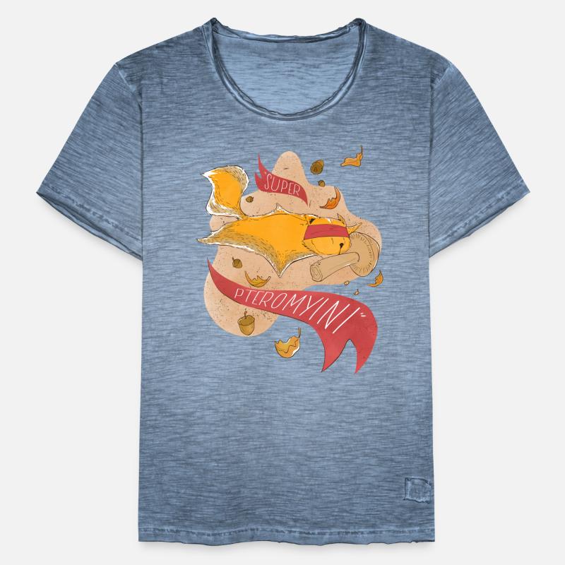 Fliegendes Eichhörnchen Gleithörnchen Flughörnchen Männer Vintage T-Shirt