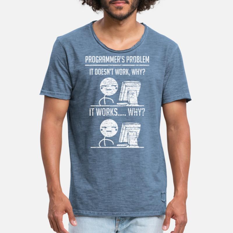 Programming programmers coding Men's Vintage T-Shirt