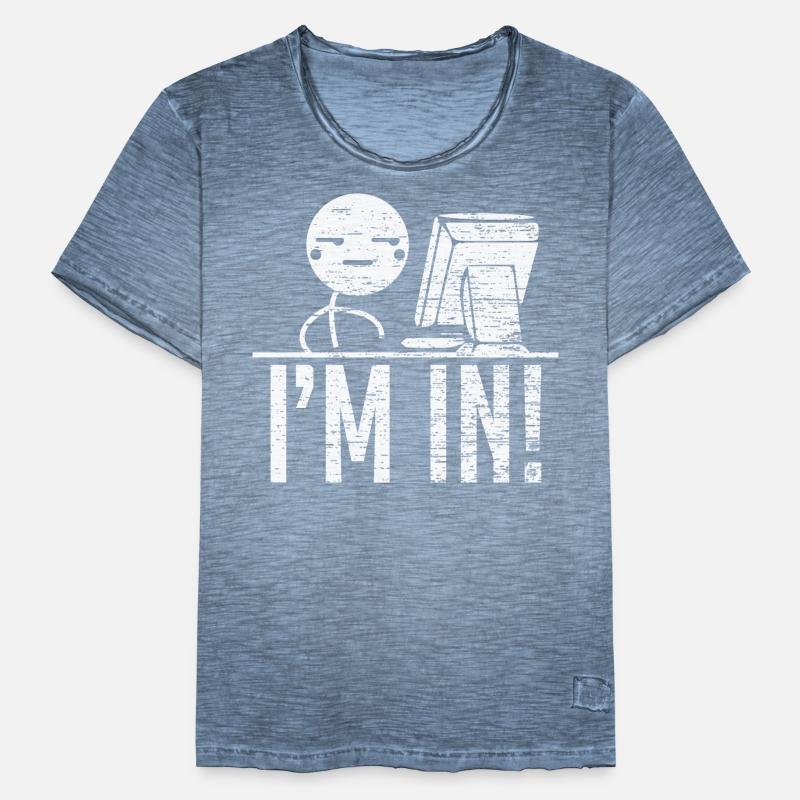 Hacking Hacker Programm Codieren Männer Vintage T-Shirt