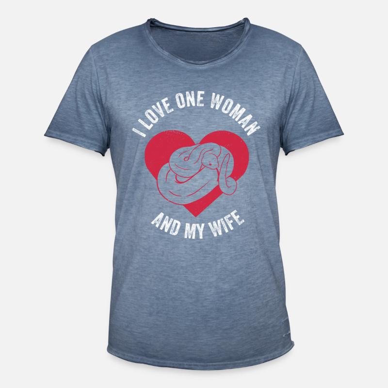 Banana Königspython Python - Men's Vintage T-Shirt - vintage denim