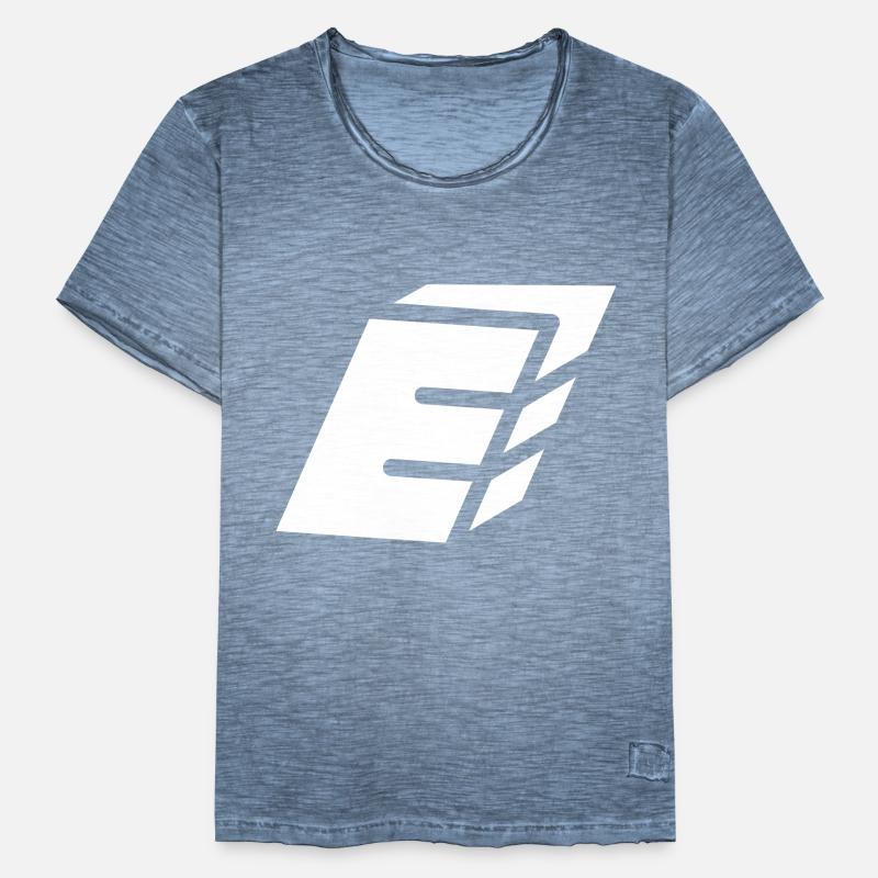 Abstract E letter Men's Vintage T-Shirt