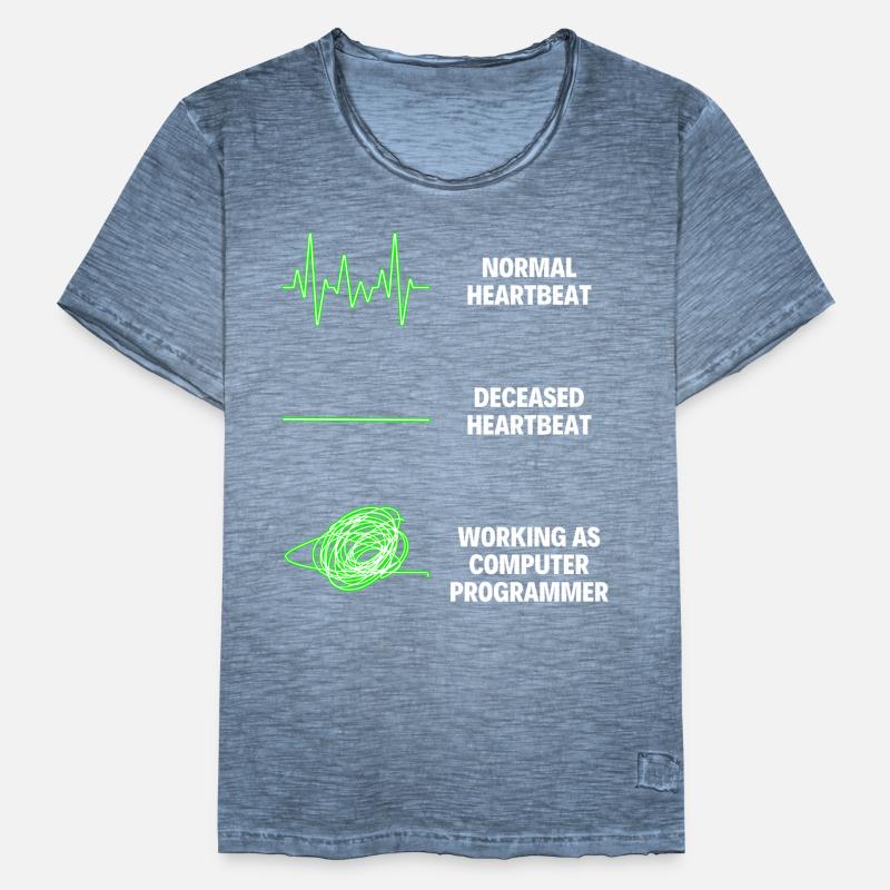 Computer Programmer Computer Programming Workers Männer Vintage T-Shirt