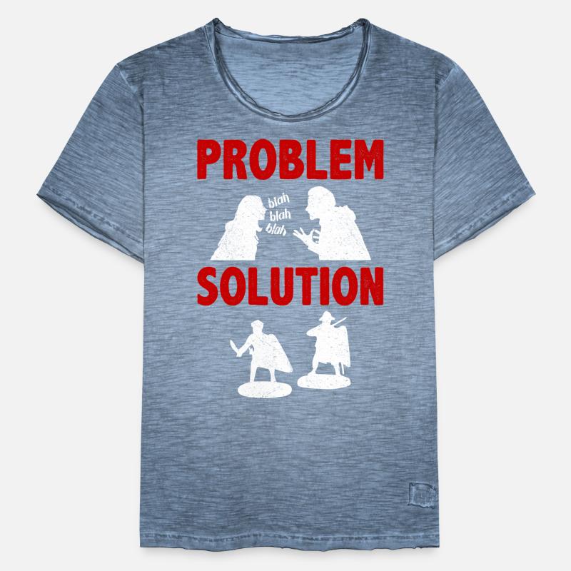 Miniatures Diorama Model Problem Solution Hobby Men's Vintage T-Shirt