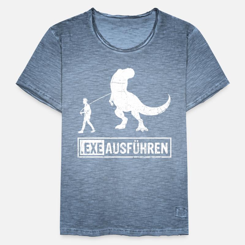 Admin Programmierer ITler Informatiker Spruch EXE Männer Vintage T-Shirt