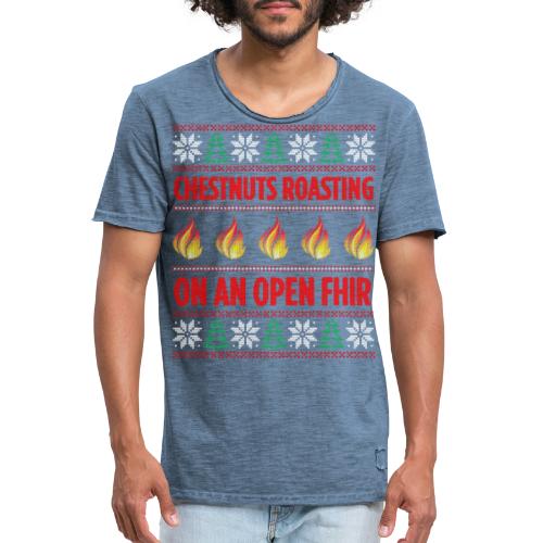 Ugly Christmas Sweater - Koszulka męska vintage