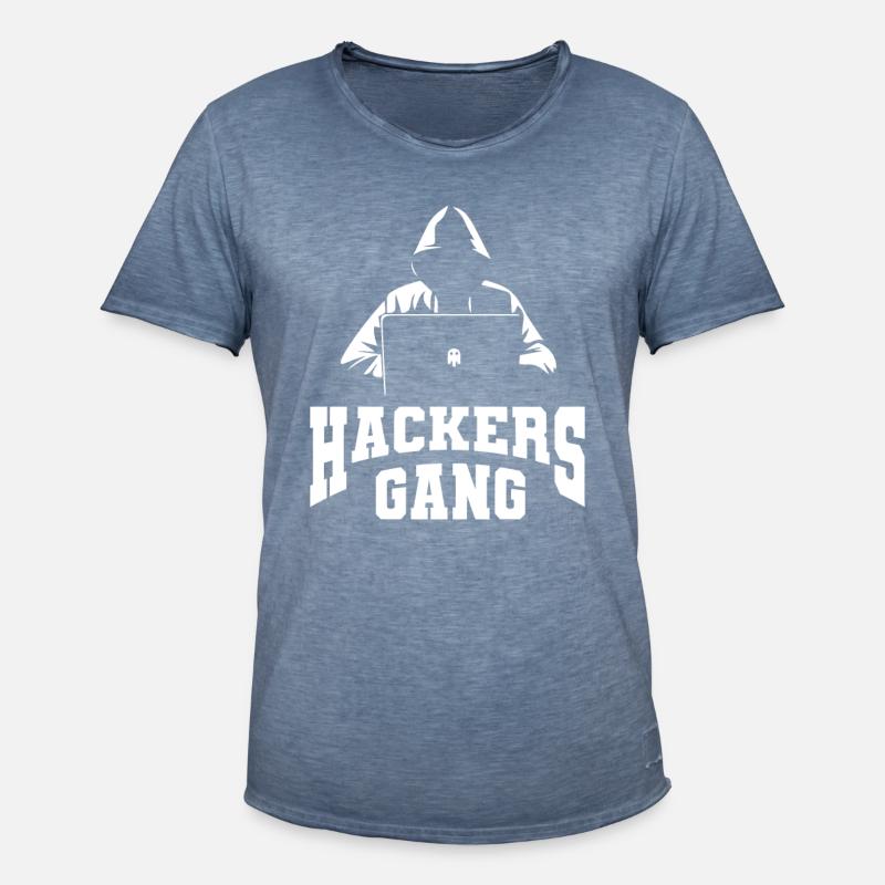 Programmierer Coder Software Entwickler - Männer Vintage T-Shirt - Vintage Denim