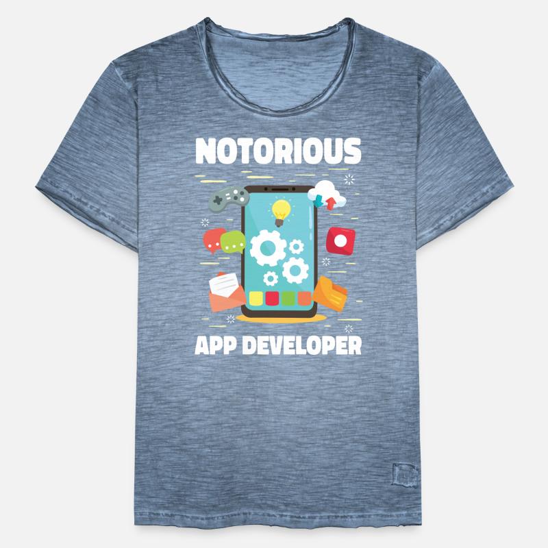 Developer Coder Programmer App Men's Vintage T-Shirt