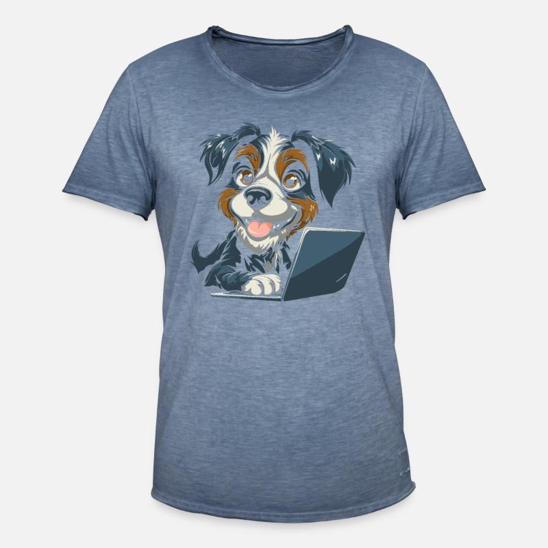 Web Developer Web Developer Cute - Men's Vintage T-Shirt - vintage denim