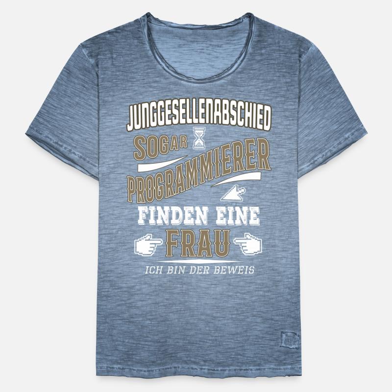 JGA Programmierer Junggesellenabschied Nerd Coder Männer Vintage T-Shirt