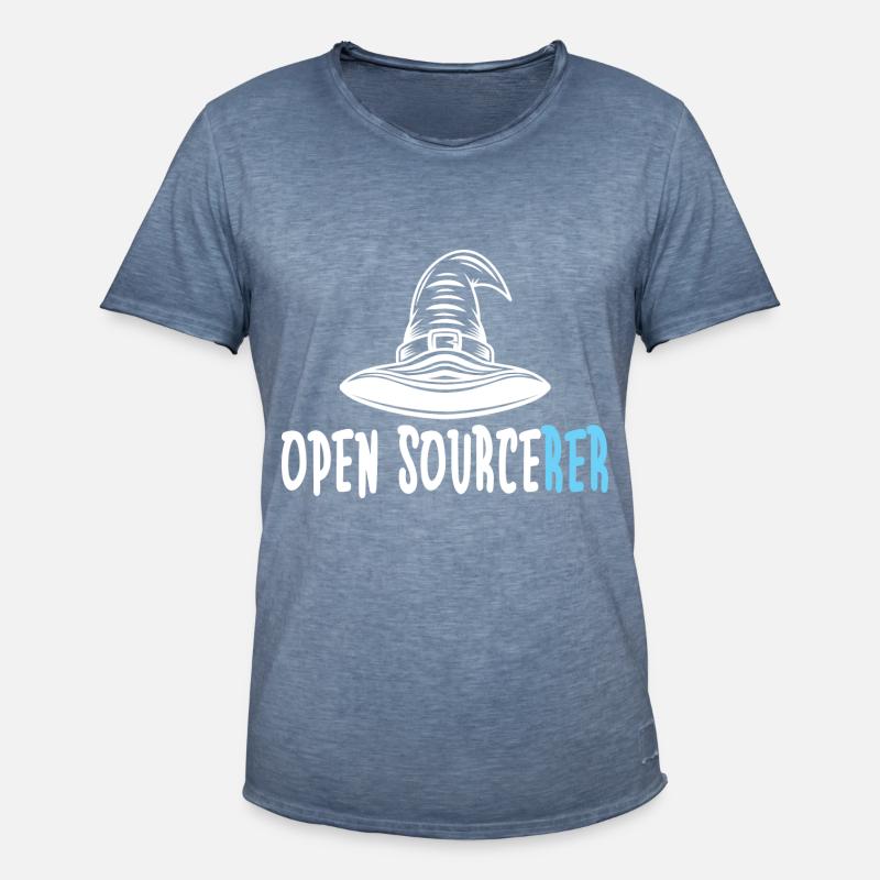 Programmierer Coder Software Entwickler - Männer Vintage T-Shirt - Vintage Denim