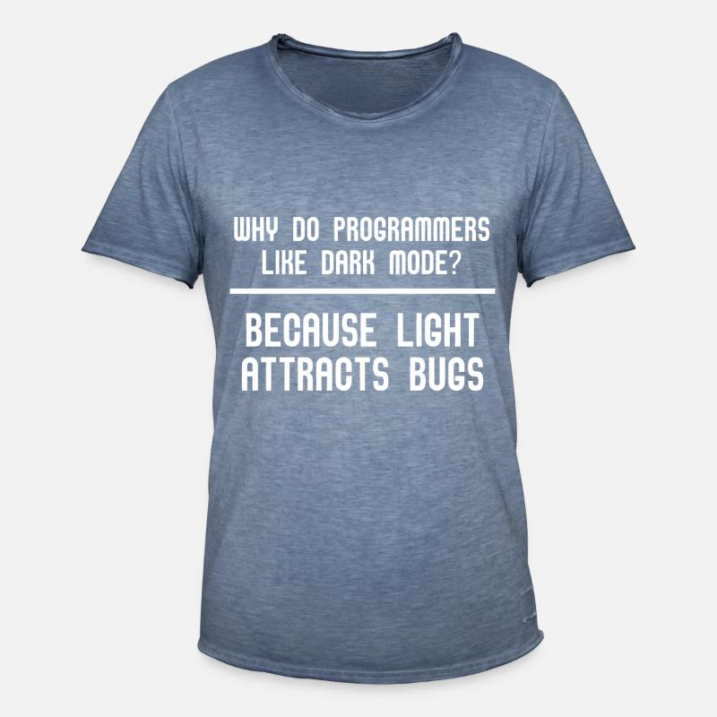 Programmierer Coder Software Entwickler - Männer Vintage T-Shirt - Vintage Denim