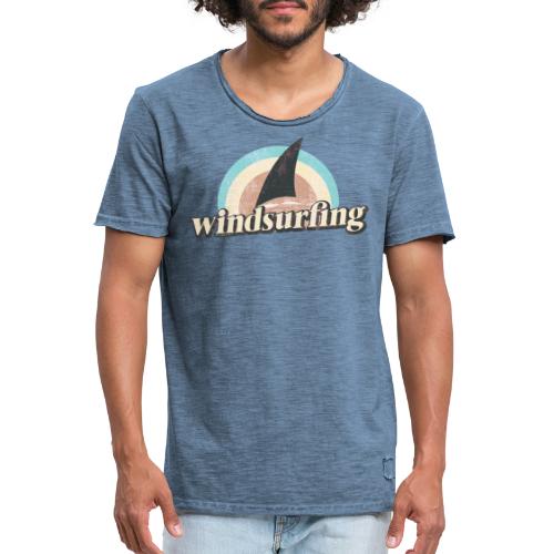 Windsurfing Retro 70s - Männer Vintage T-Shirt