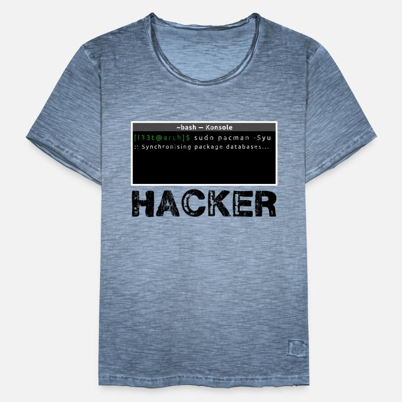 Hacker Linux Men's Vintage T-Shirt