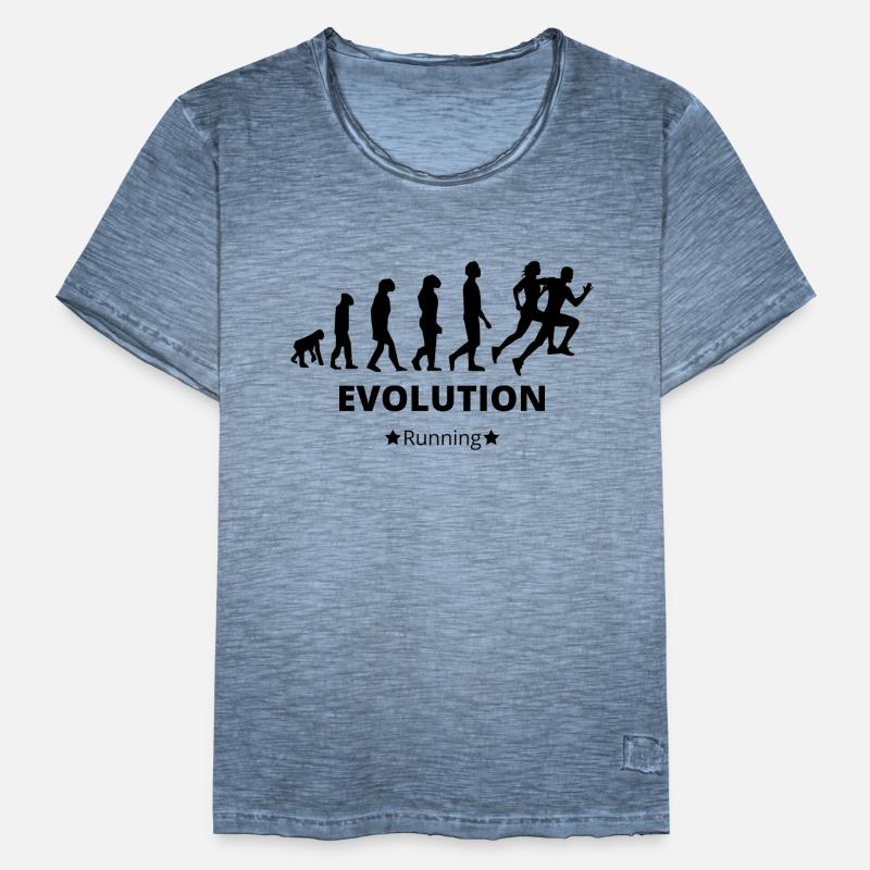Evolution Running Men's Vintage T-Shirt