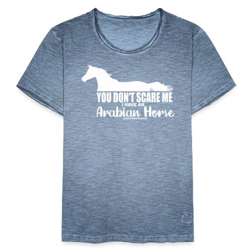 You don't scare me - Arabian Horse - Männer Vintage T-Shirt