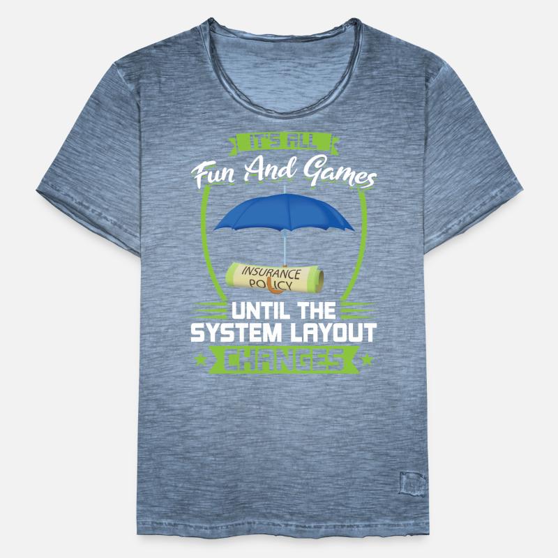It's Fun Until The System Layout Changes Men's Vintage T-Shirt