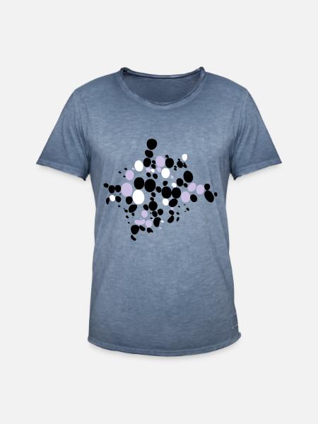 abstract form - Men's Vintage T-Shirt - vintage denim