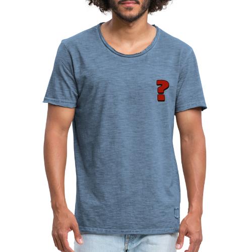 Interrogación - Camiseta vintage hombre