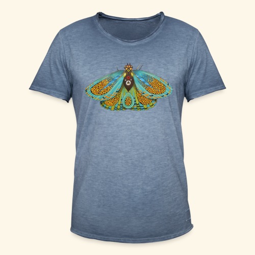 Psychedelic butterfly - Maglietta vintage da uomo