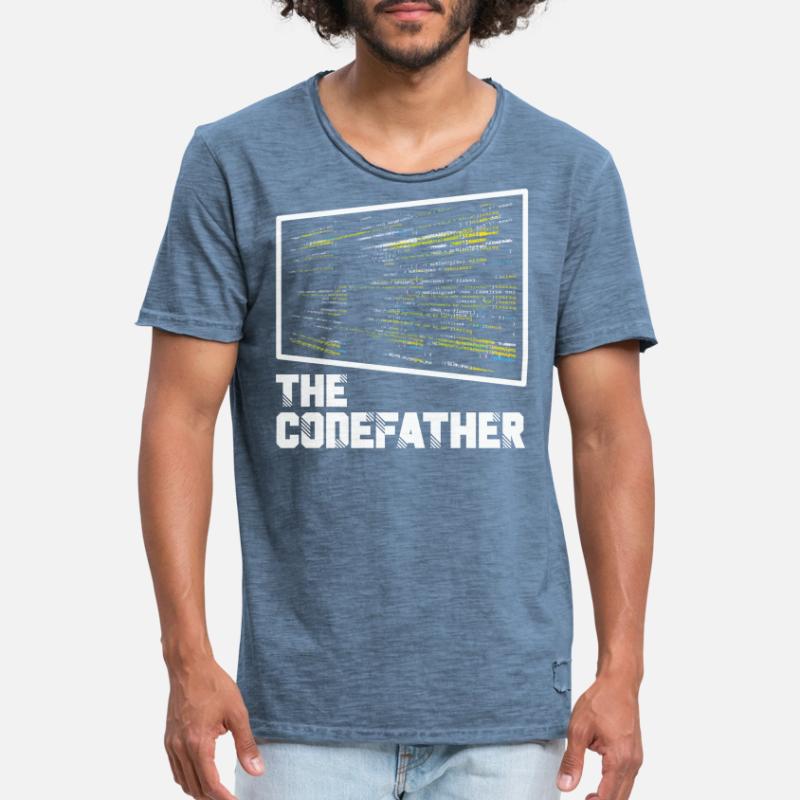 Le Codefather Programmeur Codage Coder Drôle T-shirt vintage Homme