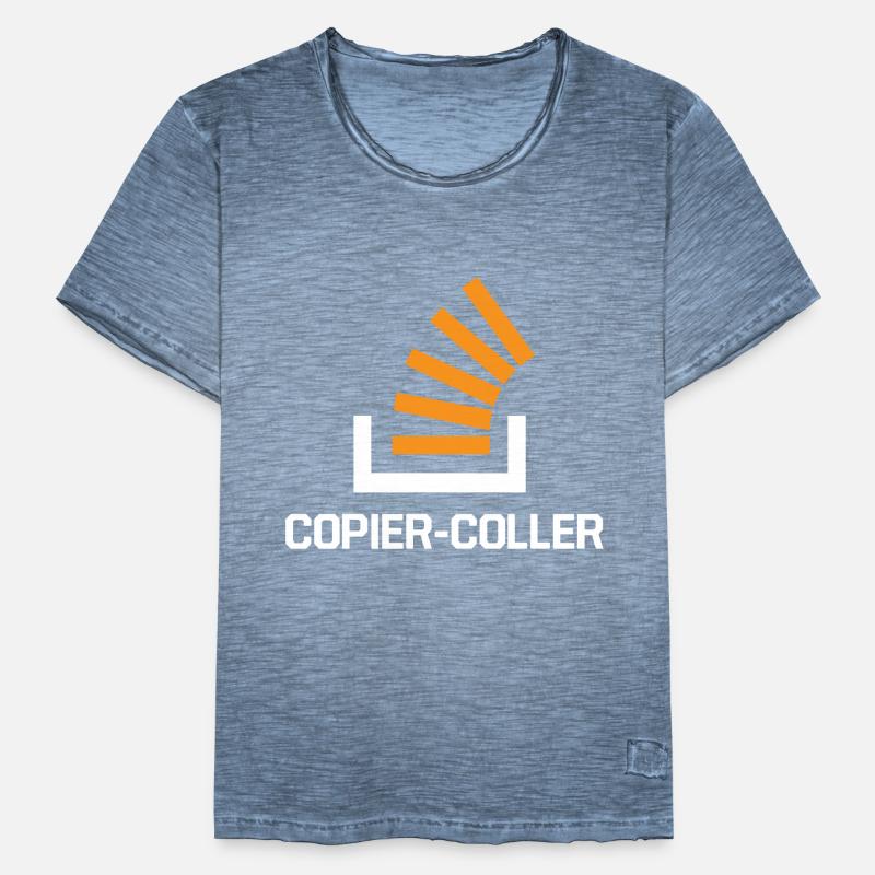 Copier Coller Programmer Software Developer Nerd G Männer Vintage T-Shirt