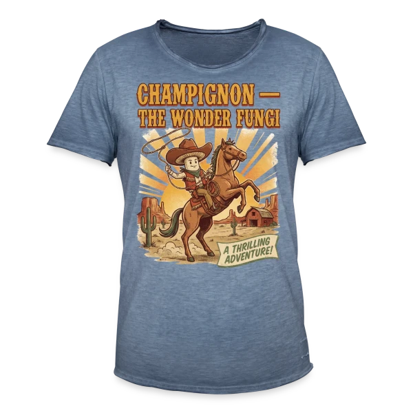 Champignon — The Wonder Fungi — Men's Vintage T-Shirt