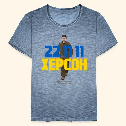 Kherson 22 11 11 Selenskyj Ukraine - Männer Vintage T-Shirt