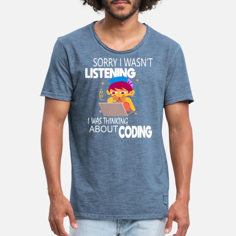 Programmeur codeur de codage T-shirt vintage Homme