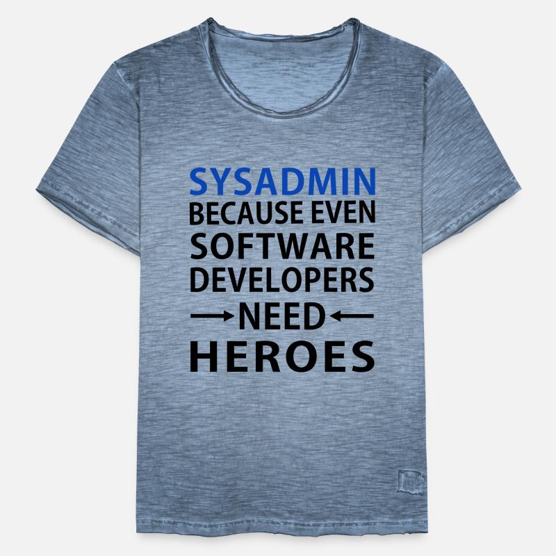 Sysadmin - Systemadministrator Männer Vintage T-Shirt