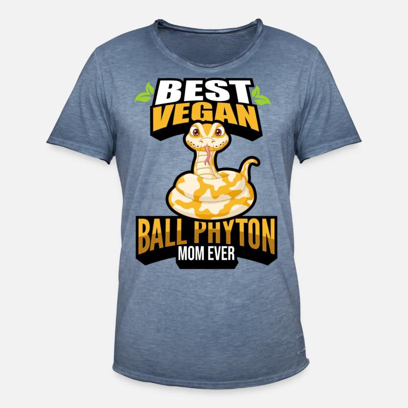 King Python - Men's Vintage T-Shirt - vintage denim