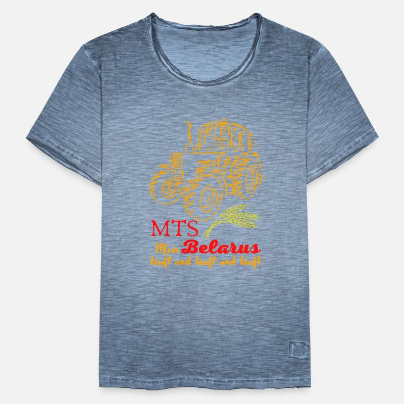 Biélorussie MTS / Ma Biélorussie est en cours d'exécution et en cours d'exécution. nostalgie de la RDA T-shirt vintage Homme