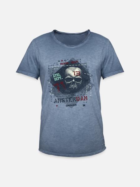 Amsterdam - Men's Vintage T-Shirt - vintage denim