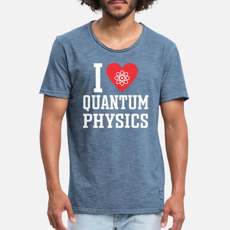 Quantum Physics Physics Physicist science quantum Men's Vintage T-Shirt