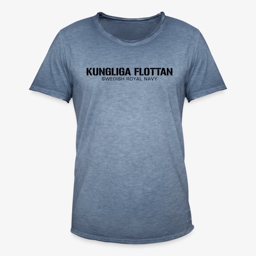 Kungliga Flottan - Swedish Royal Navy - Vintage-T-shirt herr