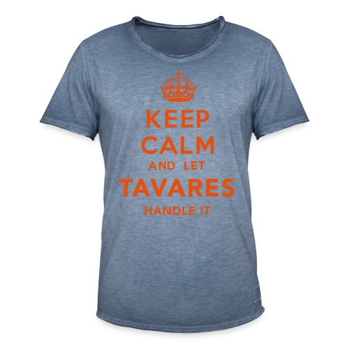 Keep Calm Tavares - Vintage-T-shirt herr