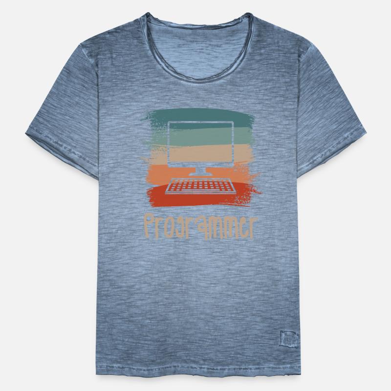 Retro Vintage Programmer Computer Programming Männer Vintage T-Shirt