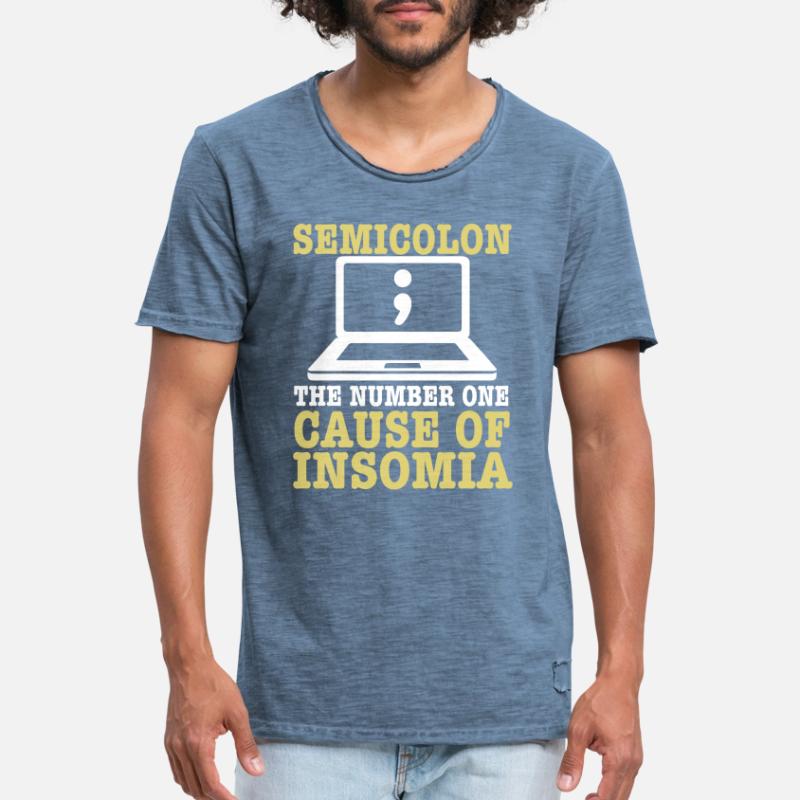 Computer Programmer Computer Programming Men's Vintage T-Shirt