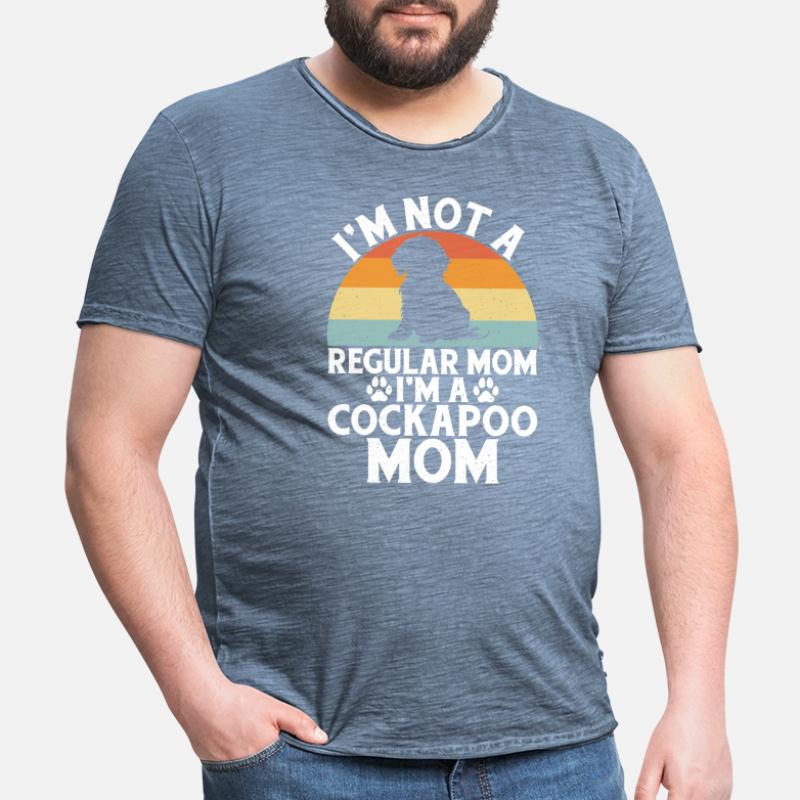 Prezenty Cockapoo Koszulka męska vintage