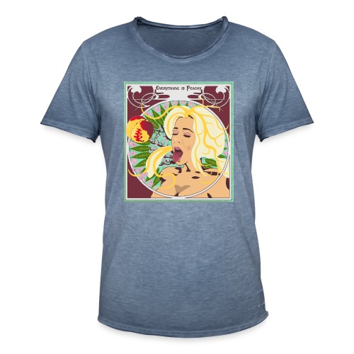 Jugendstil Peach - Men's Vintage T-Shirt