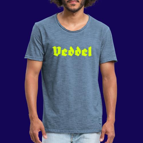 Veddel Fraktur-Typo: Die Hamburger Elbinsel! - Männer Vintage T-Shirt