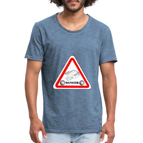 petanque claquement des boules humour accident - T-shirt vintage Homme